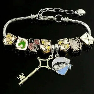 Attack on titan Japan anime Charms Bracelet